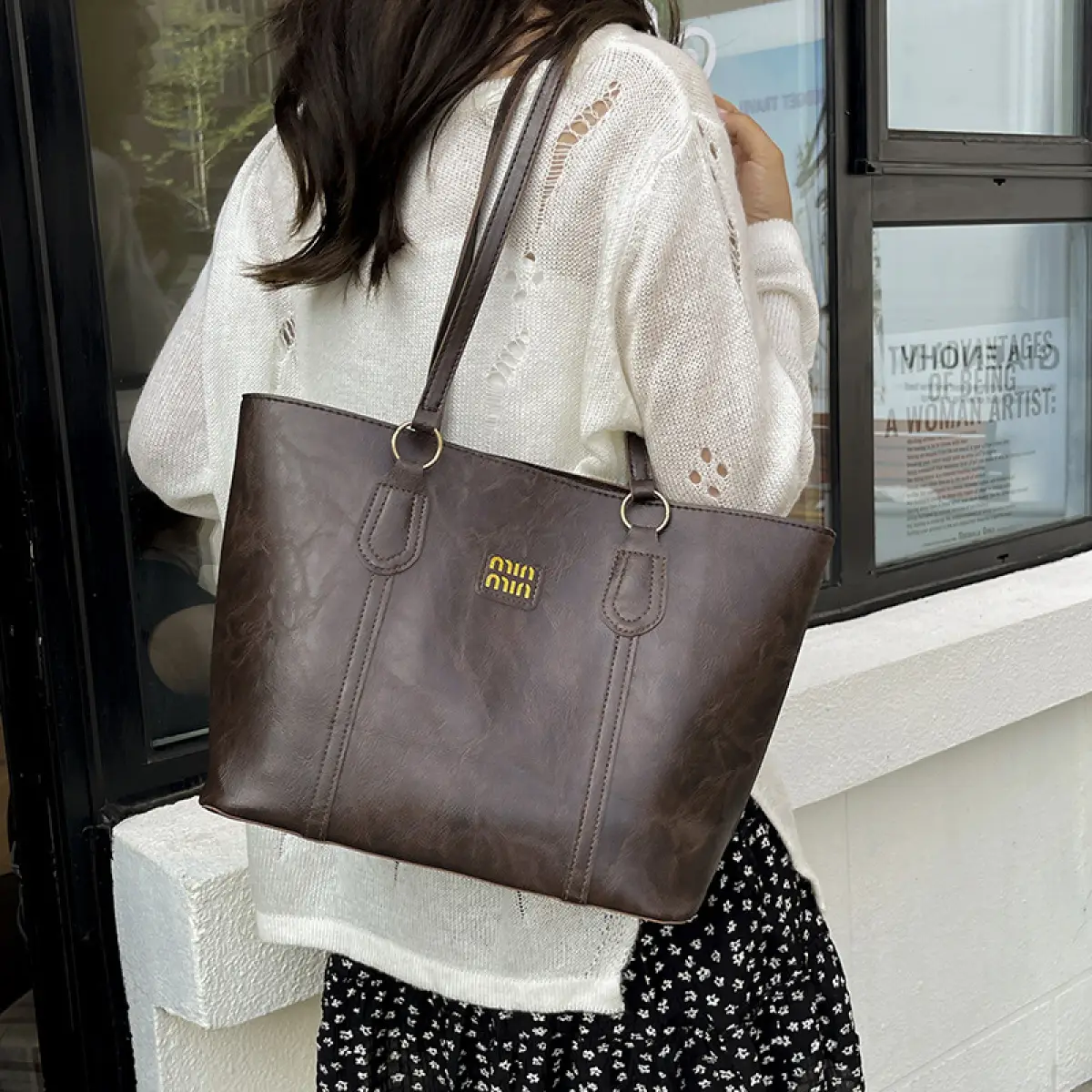 Leather Tote Bags - Image 2