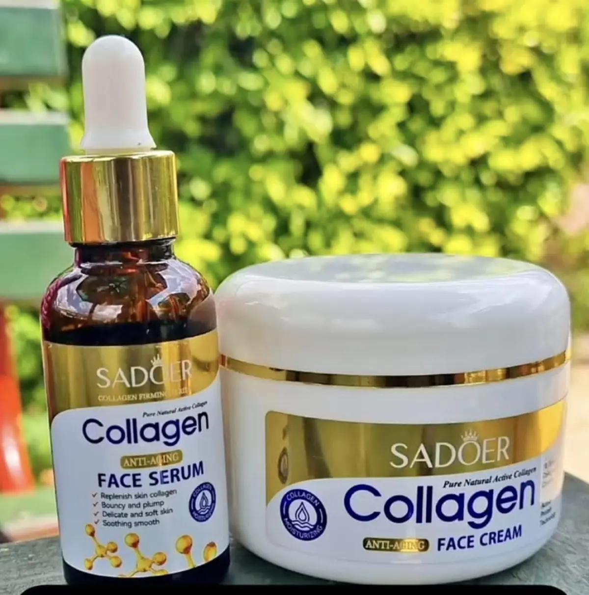 SADOER collagen face cream and serum - Image 1