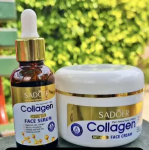 SADOER collagen face cream and serum