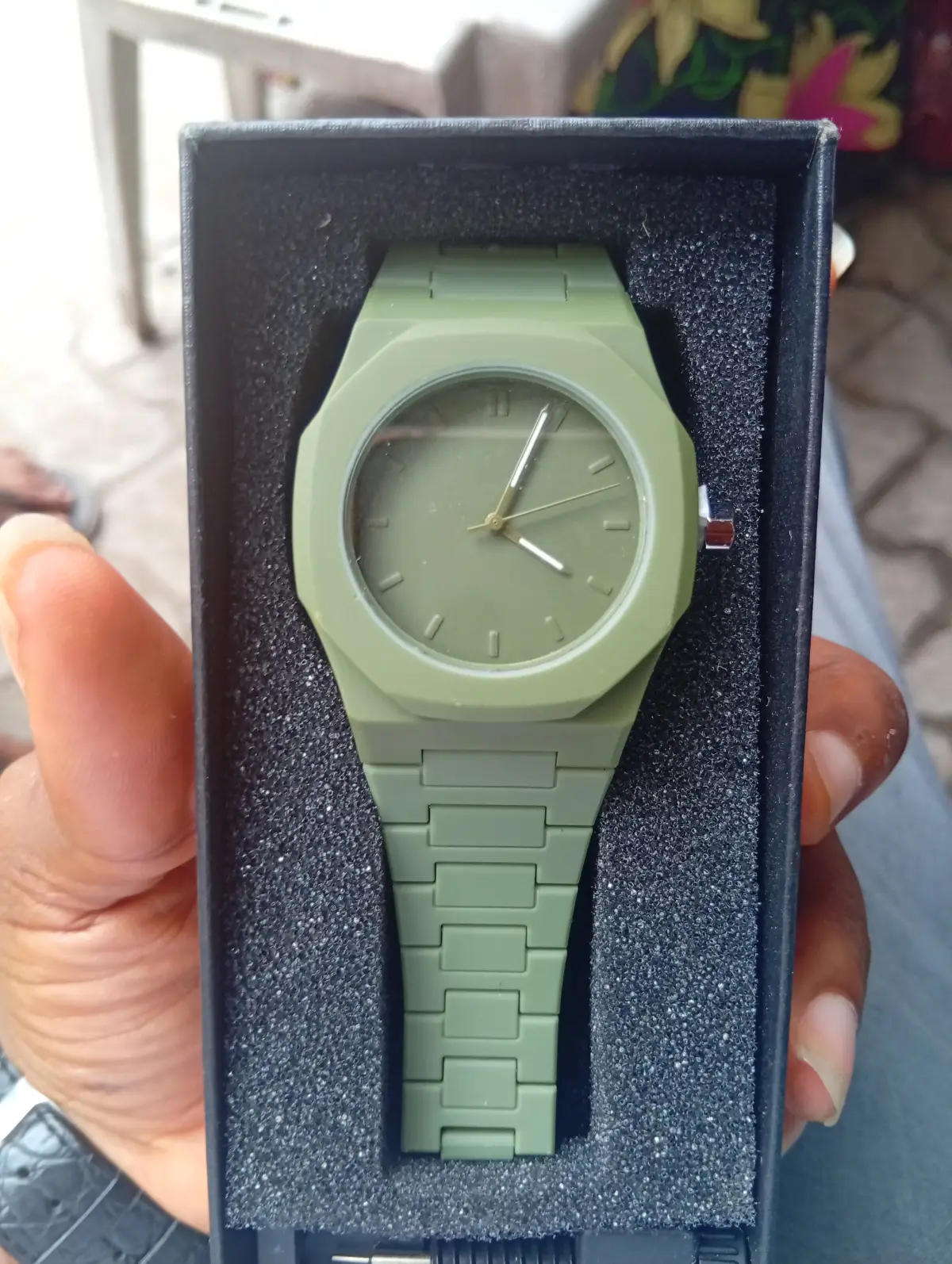 Unisex Trendy Valenzo plastic Ceramic Adjustable Wristwatch - Image 4