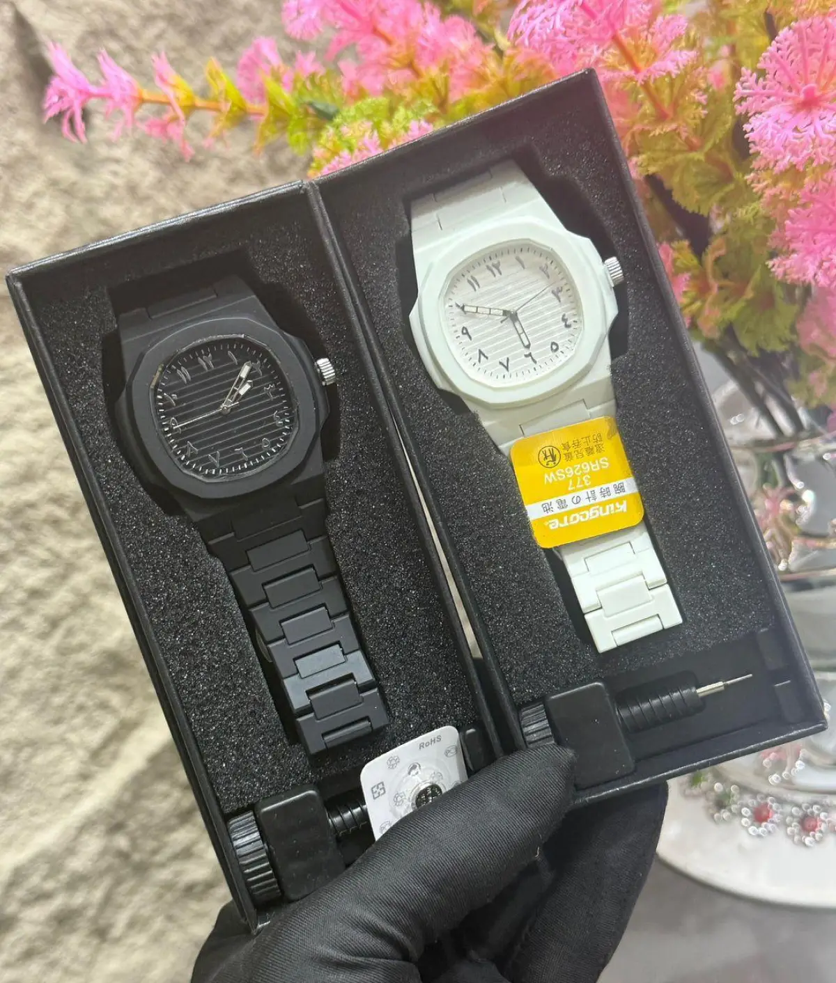 Unisex Trendy Valenzo plastic Ceramic Adjustable Wristwatch - Image 5