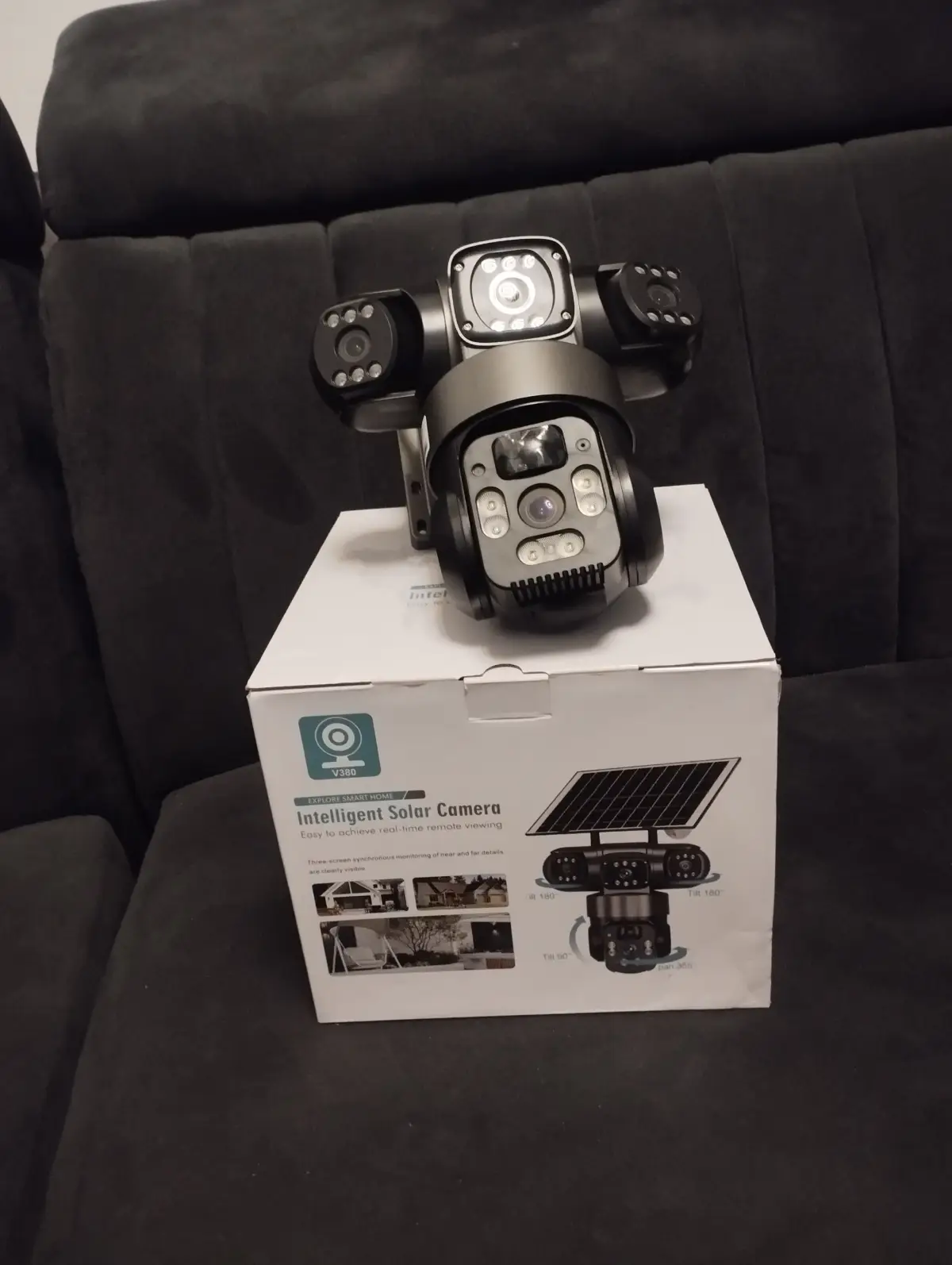 Triple Lens 4G Solar PTZ Camera - Image 2