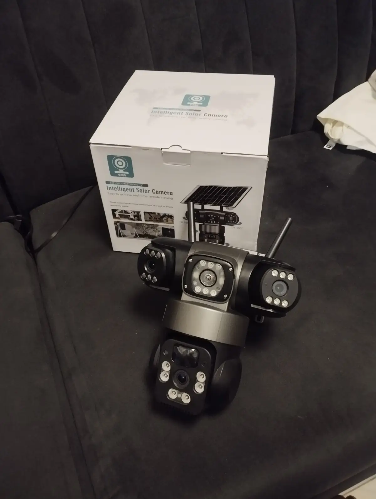 Triple Lens 4G Solar PTZ Camera - Image 1