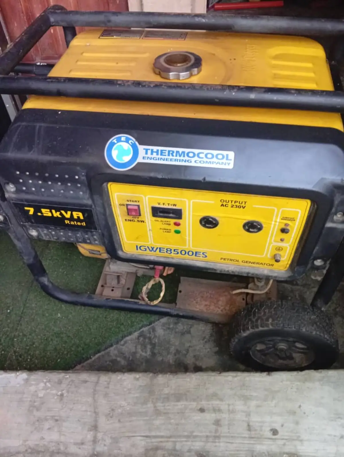 7.5kva haier IGWE8500ES thermcool generator - Image 2