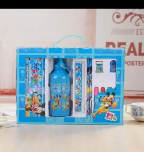 Kids water bottle and Stationary Set