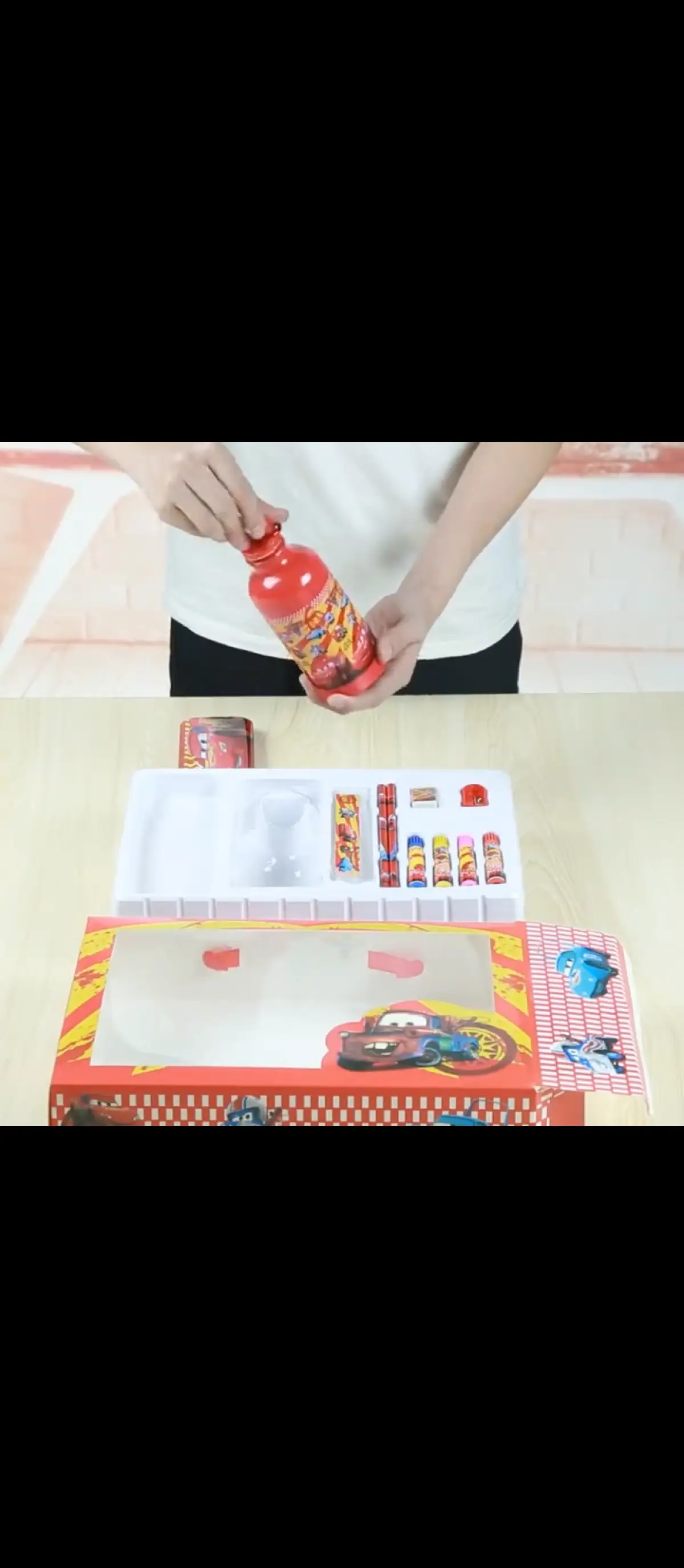 Kids water bottle and Stationary Set - Image 2