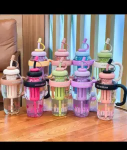 Mashmallow ice cream bottle