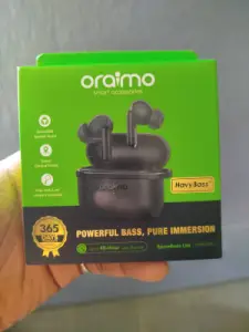 Oraimo earphone for sale barely 2 weeks old