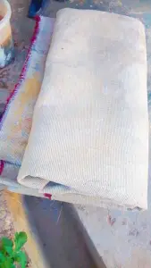 Used Good dark red Rug