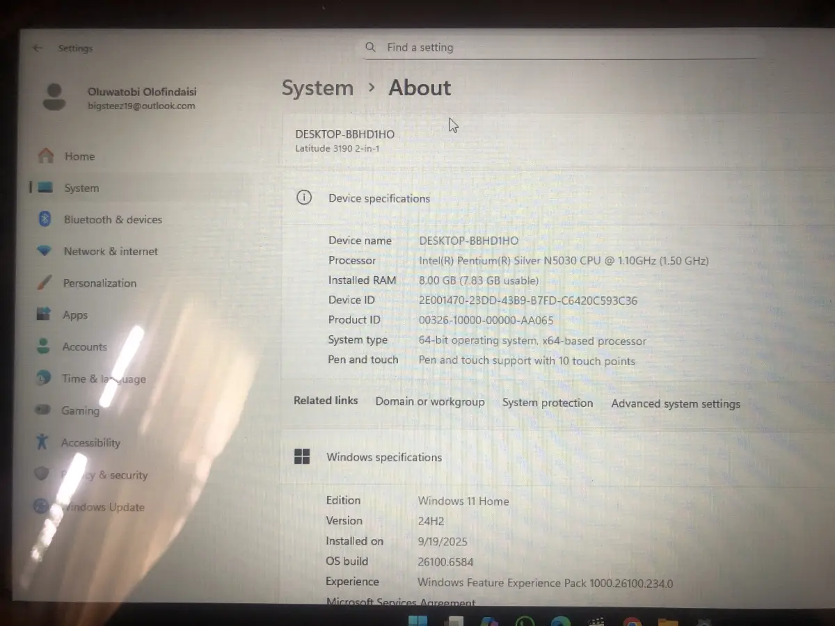 Dell laptop 3190 2 in 1 touchscreen - Image 4