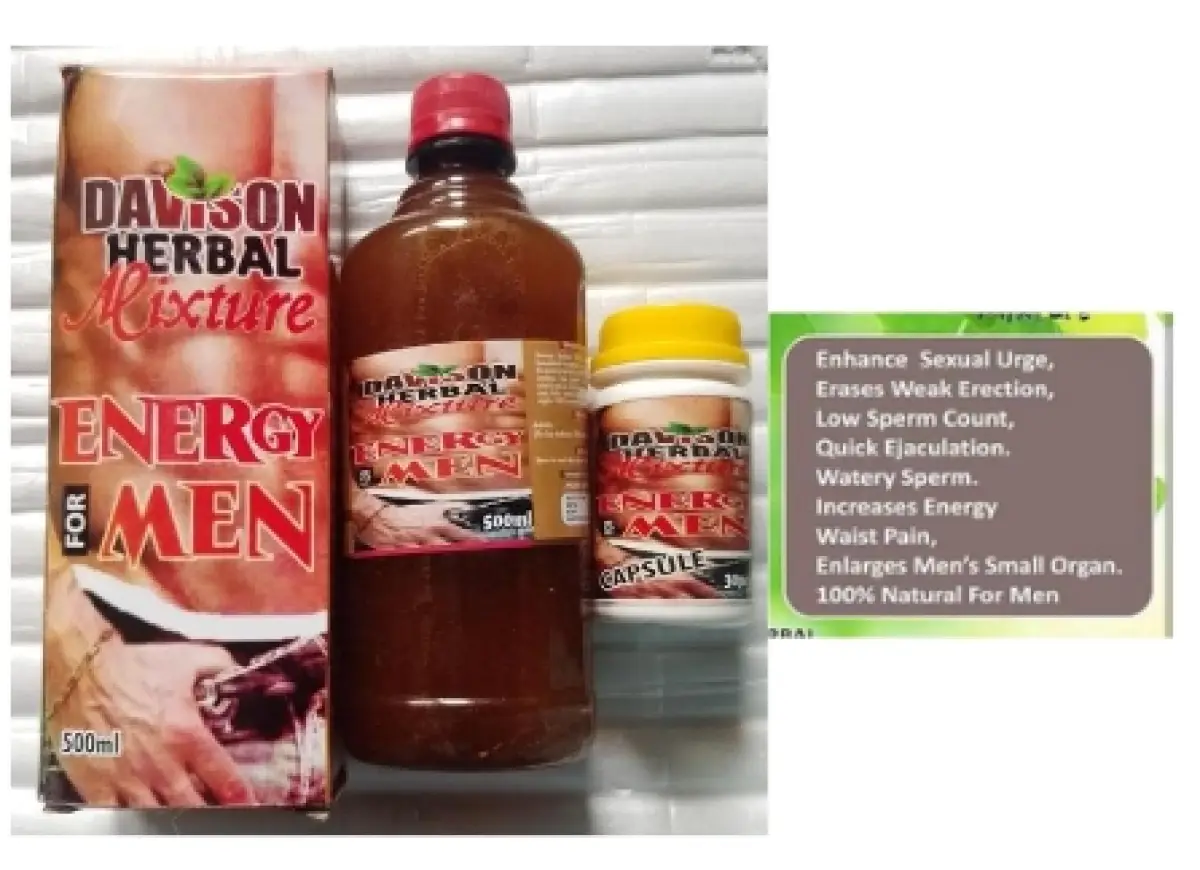 Davidson Herbal Energy for Men Capsule plus Liquid - Image 1