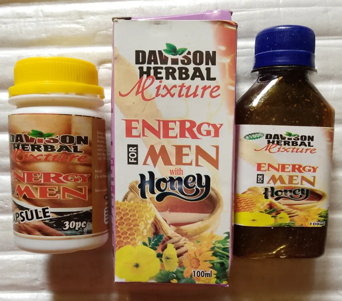 Davidson Herbal Energy for Men Capsule plus Liquid - Image 2