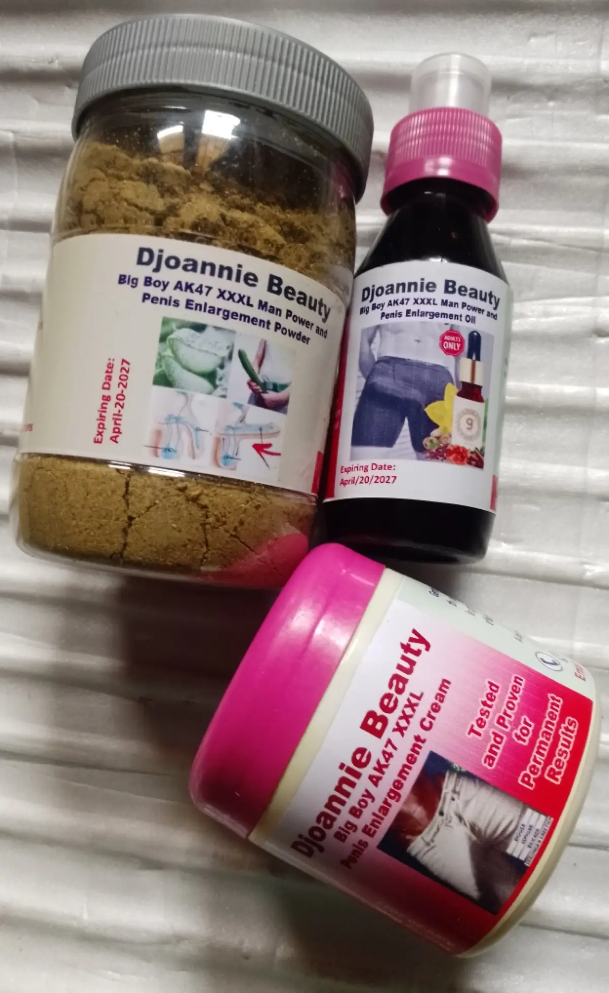 Big Boy AK 47 XXXL Penis Enlargement Cream, Oil and Manpower Powder - Image 3