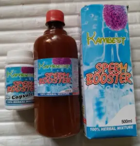 Kambest Sperm Booster Capsule plus Liquid