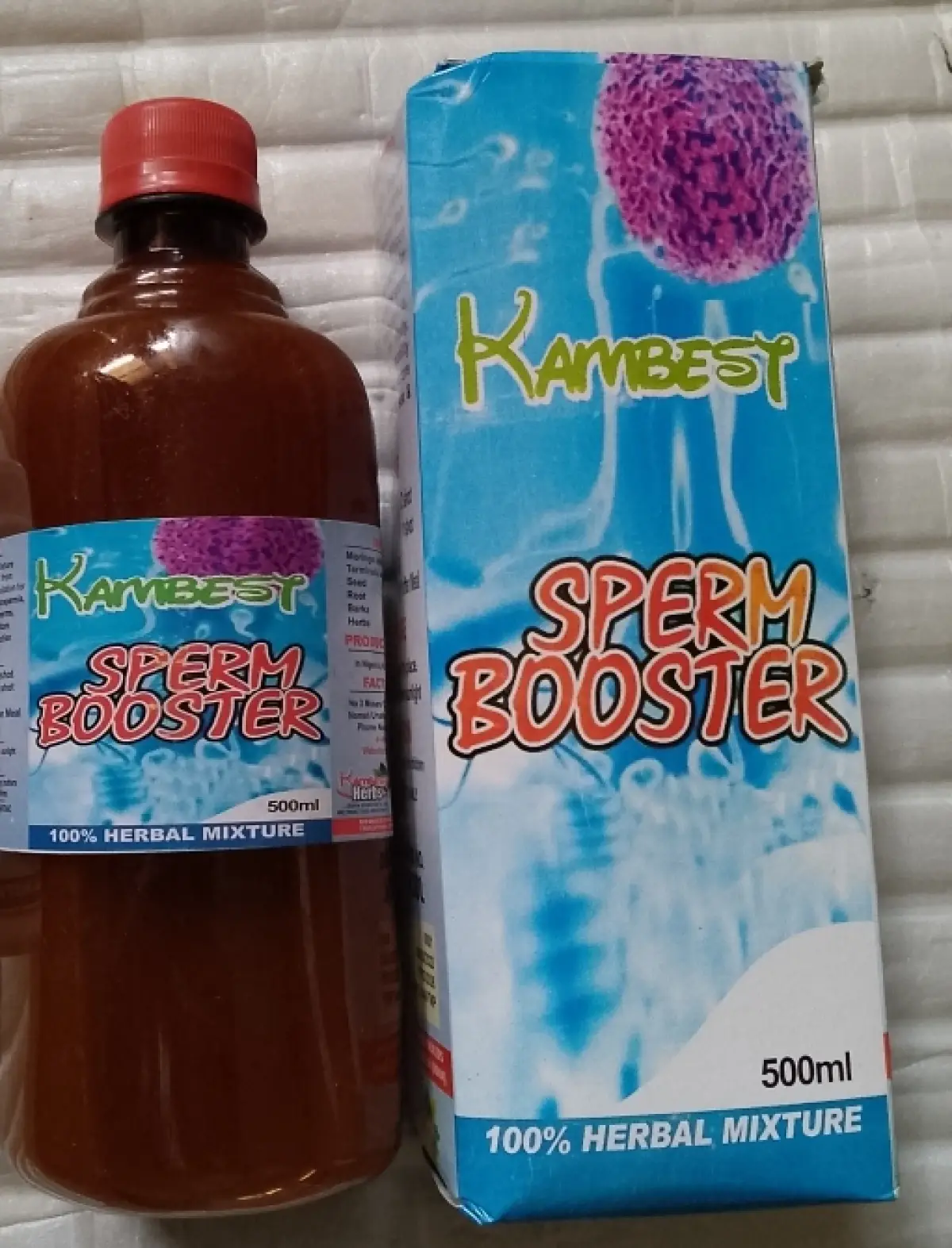 Kambest Sperm Booster Capsule plus Liquid - Image 3