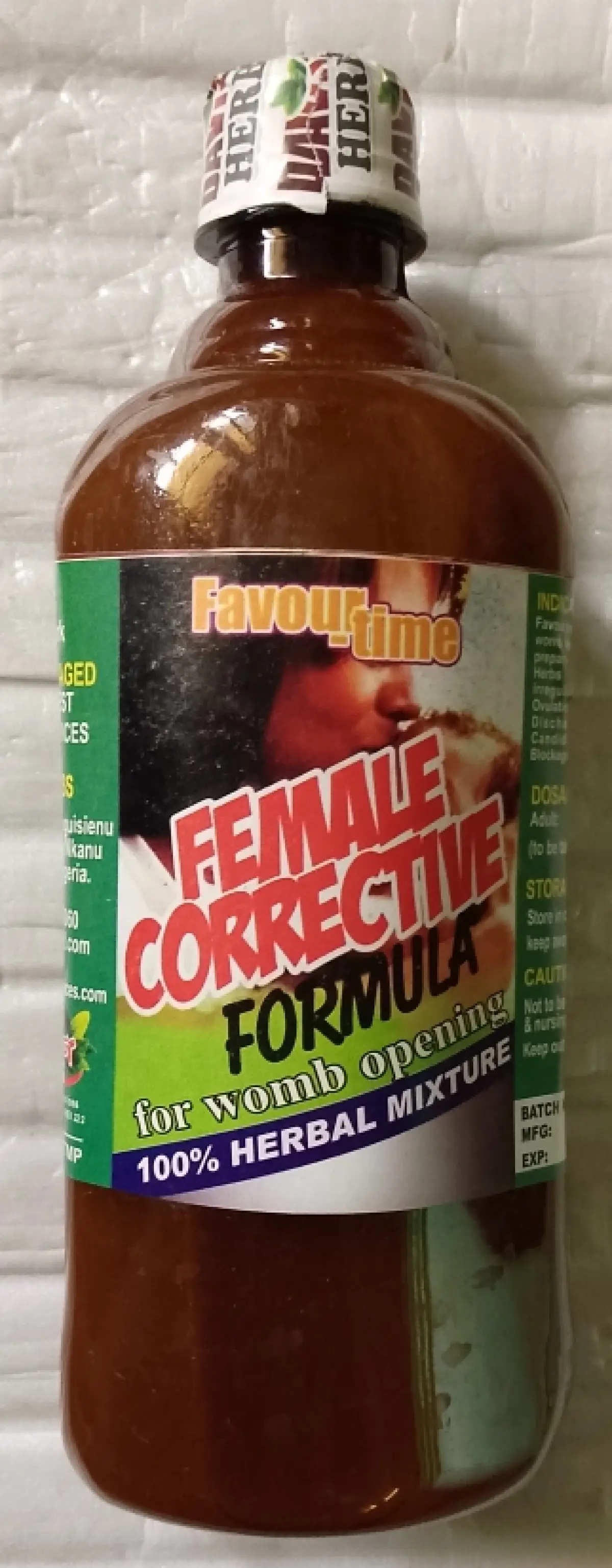 Favour Time Female Corrective Capsule liquid Herbal Mixture - Image 2