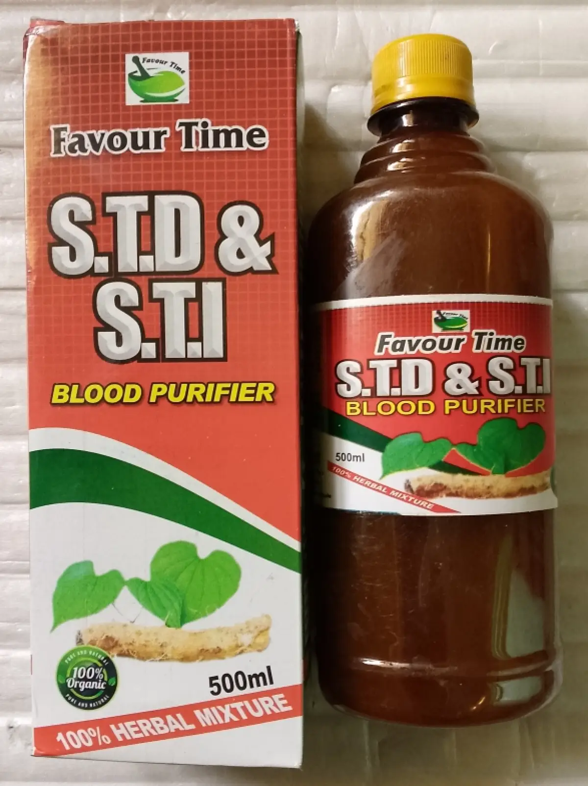 Favour Time STD and STI Blood Purifier Herbal Mixture Liquid - Image 1