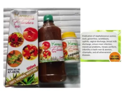 Kambest Infection Flusher STD Capsule and Liquid