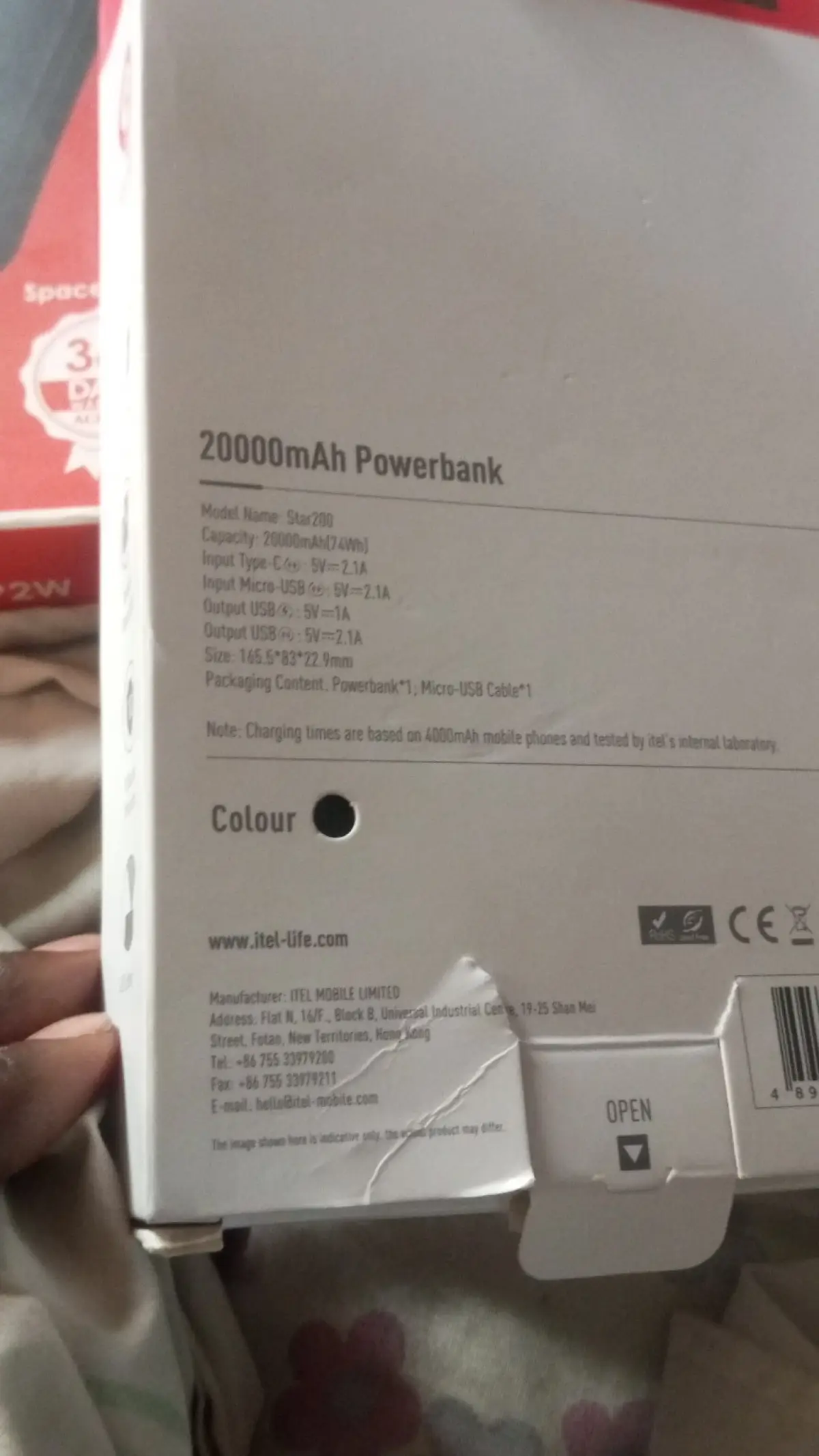 New itel power bank 20000MAH - Image 2