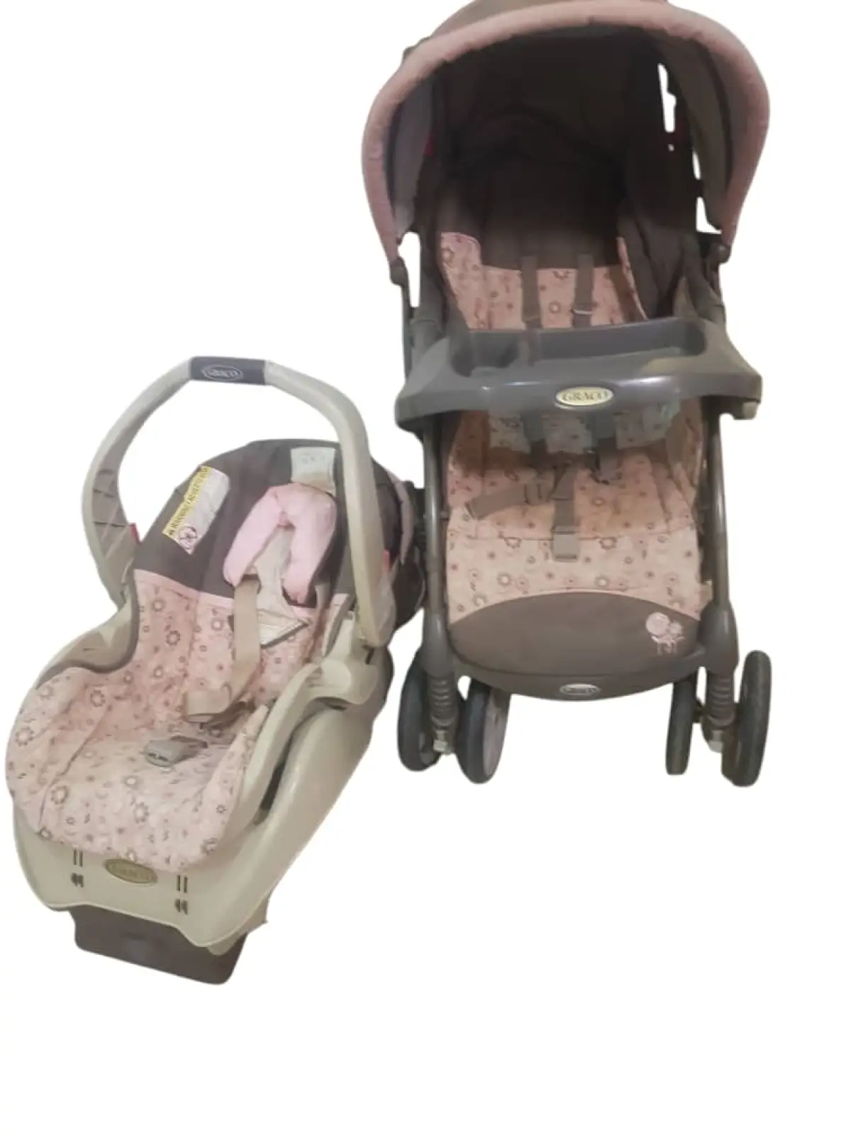 Graco original baby stroller and car seat - Image 1
