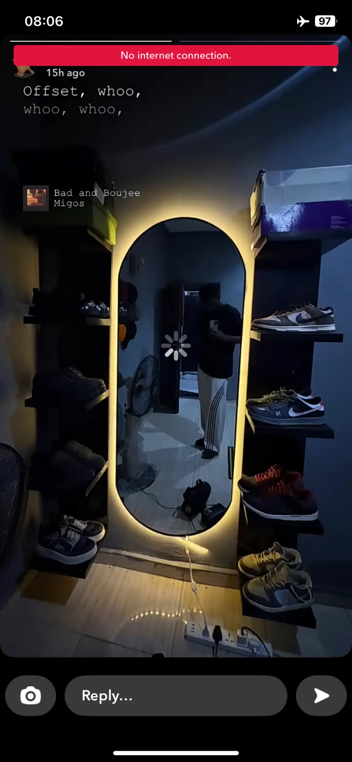 Shaped design mirror with full led light - Image 9