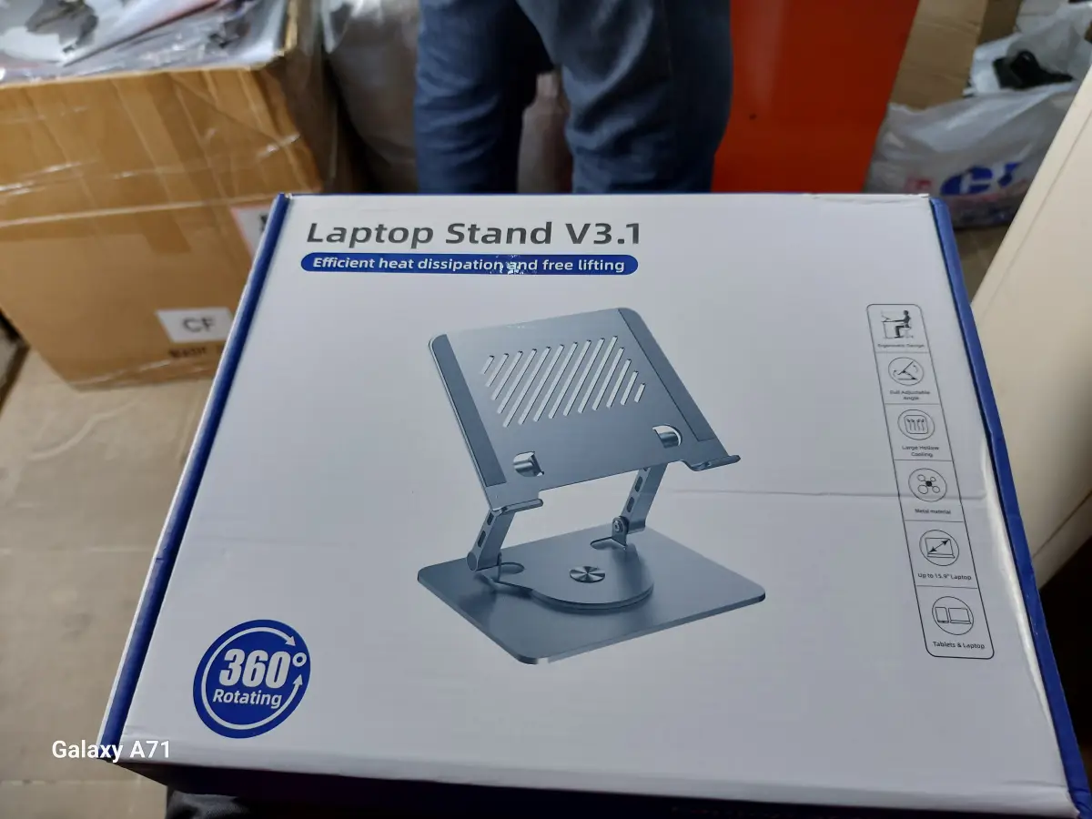 Laptops stand with 360 rotation - Image 1