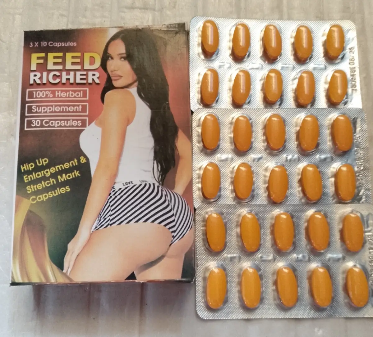 Feed Richer Hips Butt Enlargement Capsule - Image 3