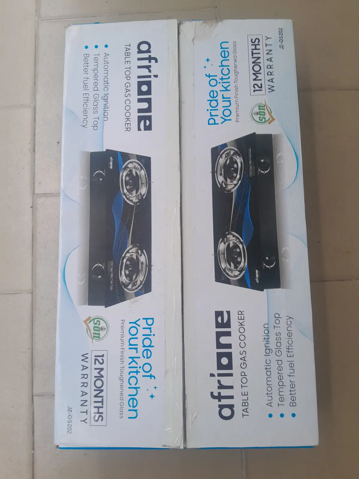 Afrione TABLE TOP GAS COOKER - Image 1