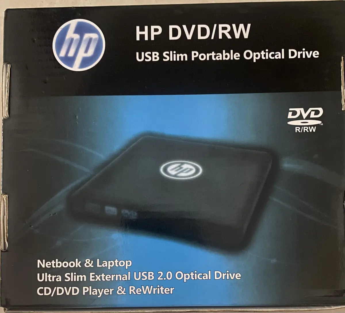 HP DVD USB Portable Optical Drive - Image 1