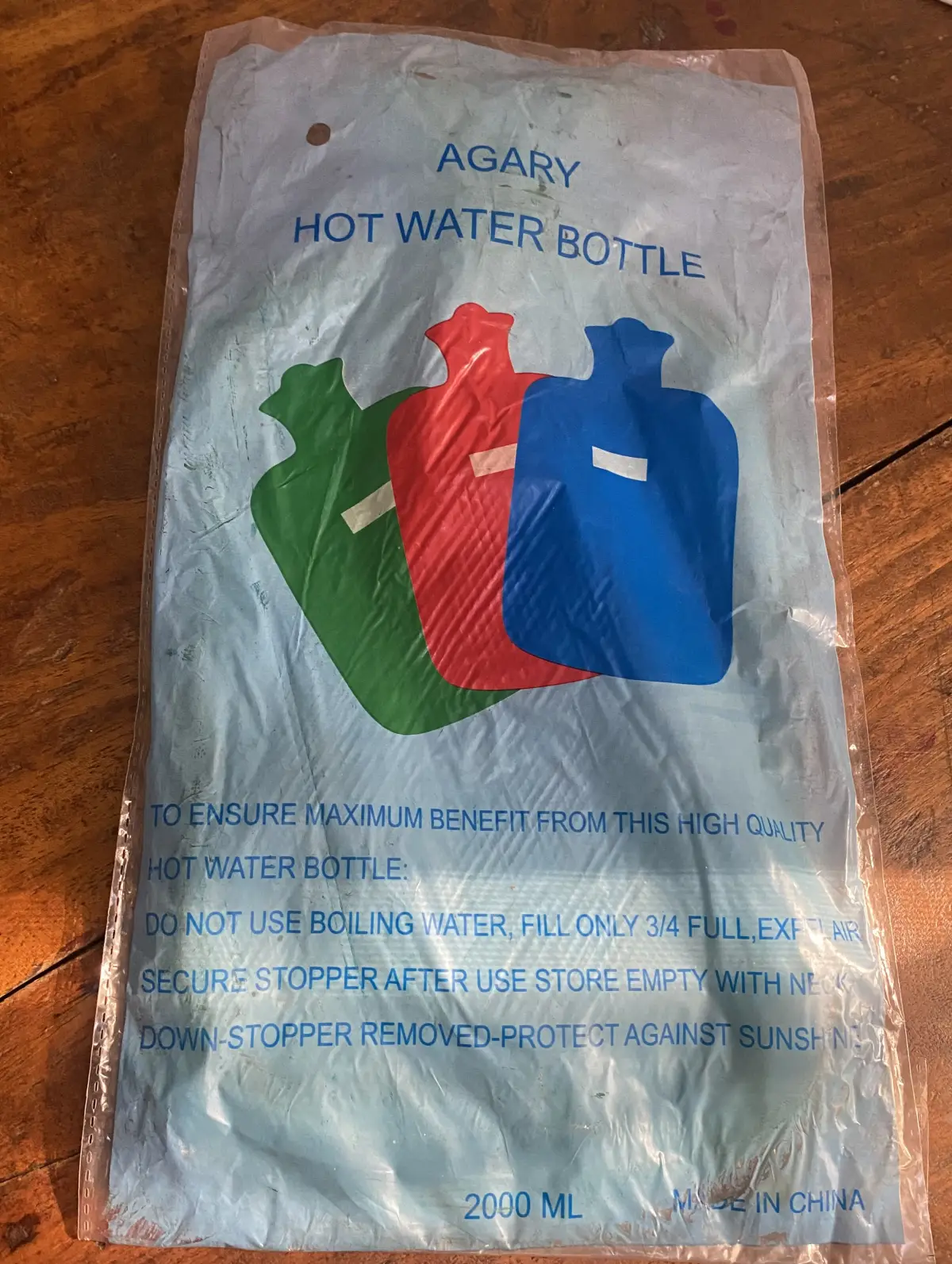 2000ML Hot Water Bottle - Image 2