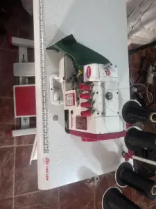 Two lion 4 thread Industrial weaving machine direct drive