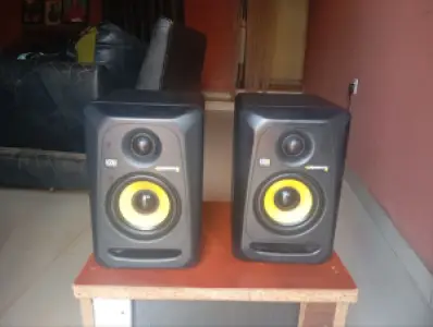 Krk Rokit 4 studio speakers at distress affordable price