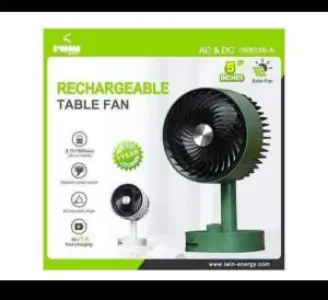 Rechargeable fan.