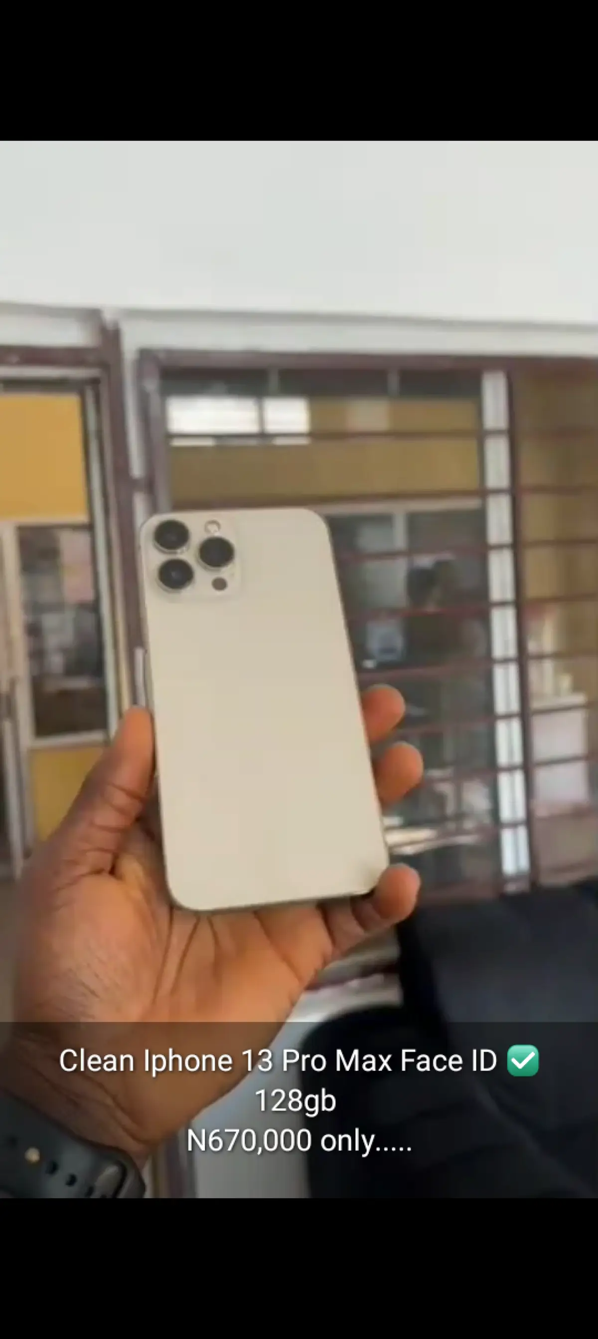 Clean Iphone 13 Pro Max Face ID ✅ 128gb N670,000 only..... - Image 1