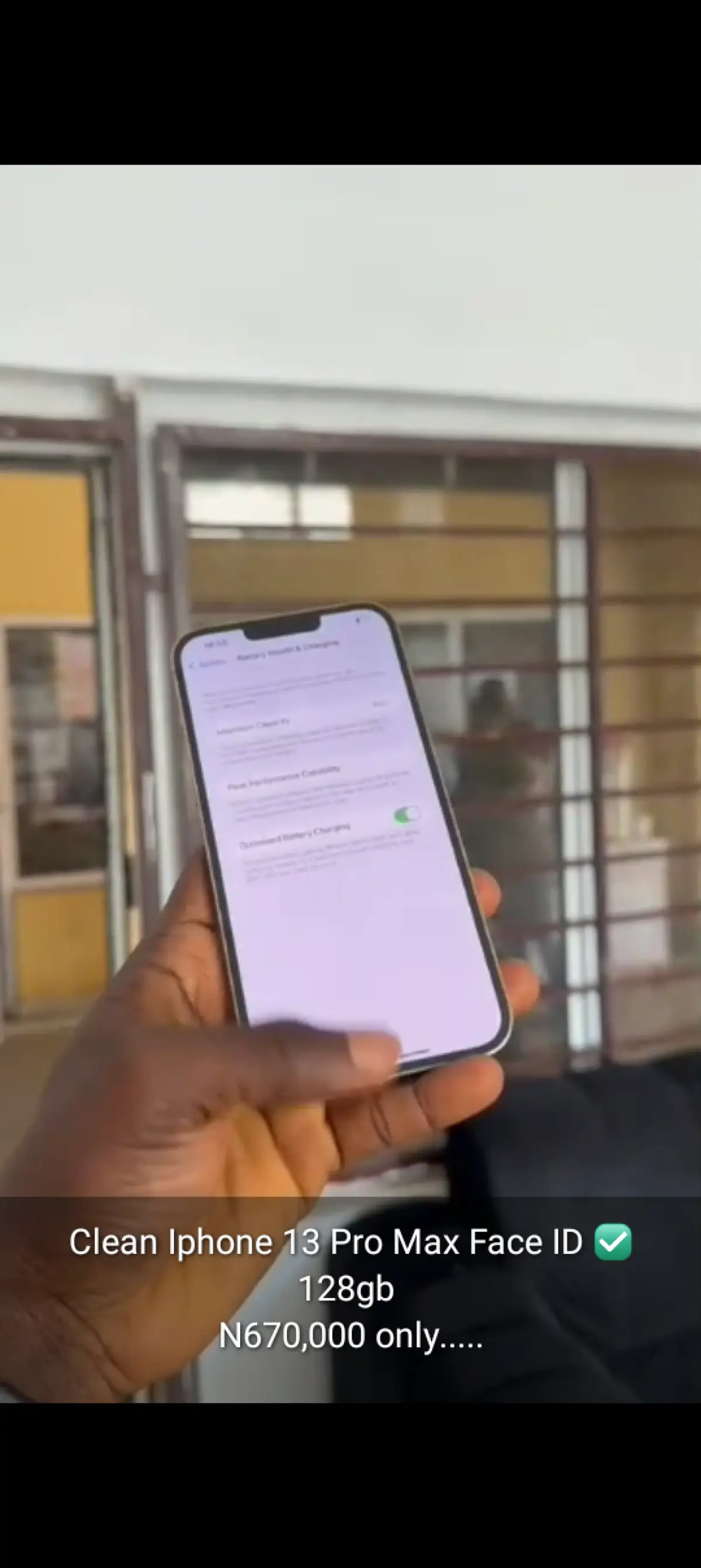 Clean Iphone 13 Pro Max Face ID ✅ 128gb N670,000 only..... - Image 2