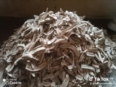 Dried unripe plantain