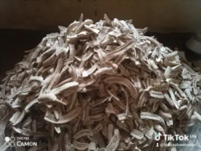 Dried unripe plantain