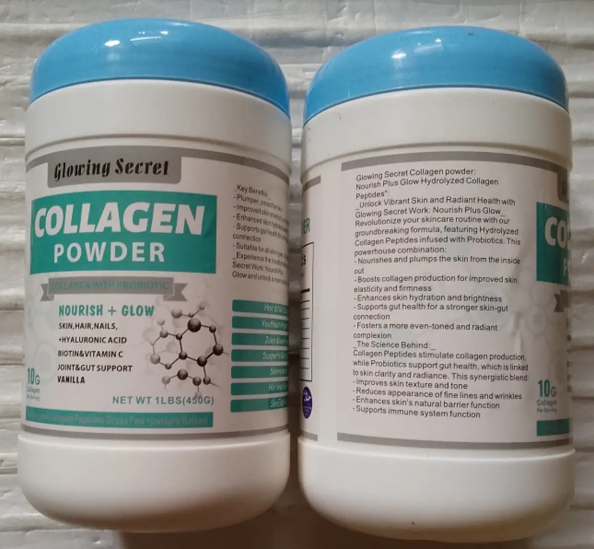 Glowing Secret Collagen Powder with Probiotics in - Image 2
