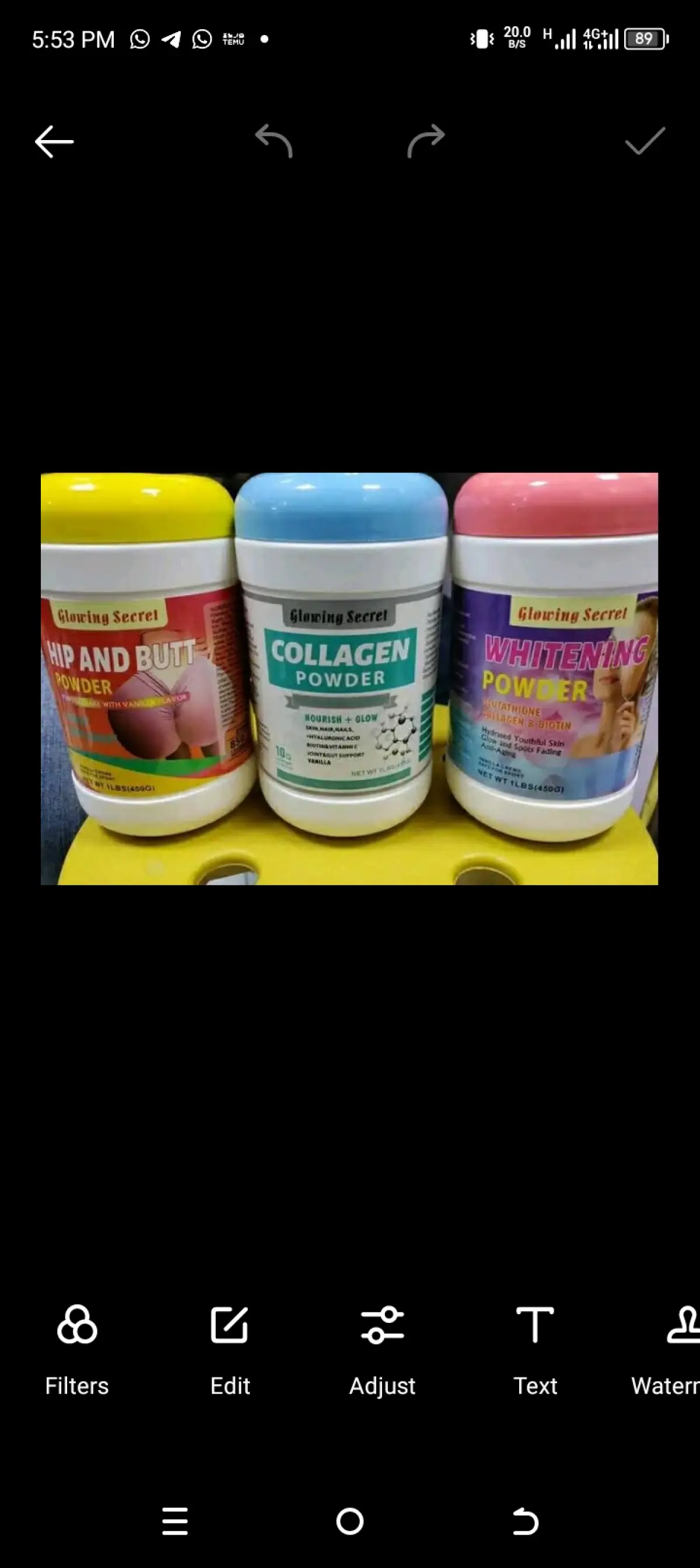 Glowing Secret Collagen Powder with Probiotics in - Image 6