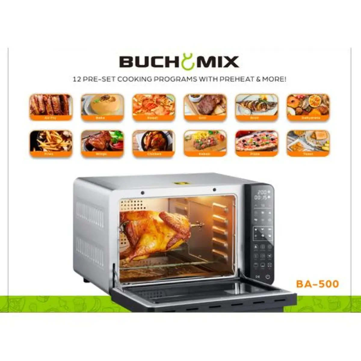 BUCHYMIX AIR FRYER OVEN 24 LITRE - Image 1