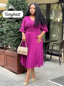 Luxury Chiffon material gown