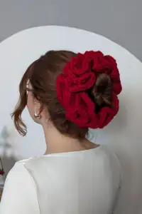 Luxury crocheted Scrunchies