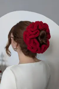 Luxury crocheted Scrunchies