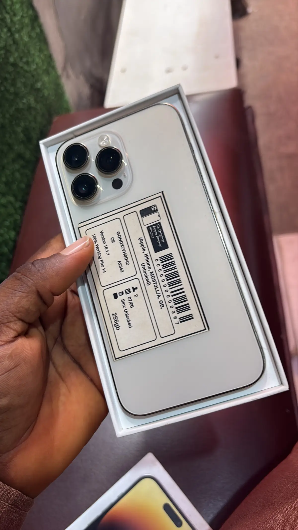 IPhone 14pro max 256gb open box IDM - Image 1