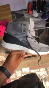 Thrift footwear store