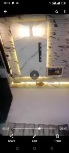 Chairs, TV console, center table and kitchen cabinets