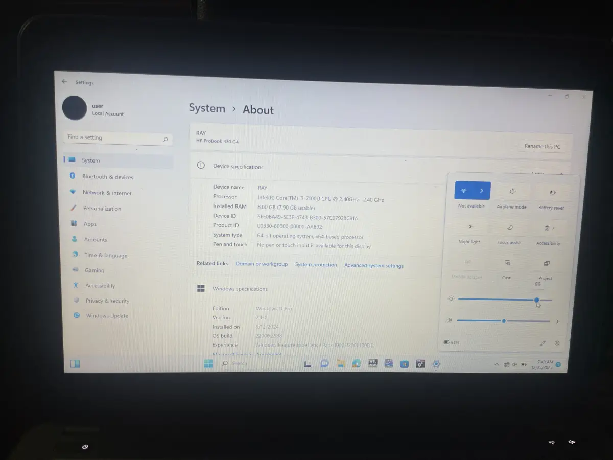 Hp Probook 430 g4 - Image 2