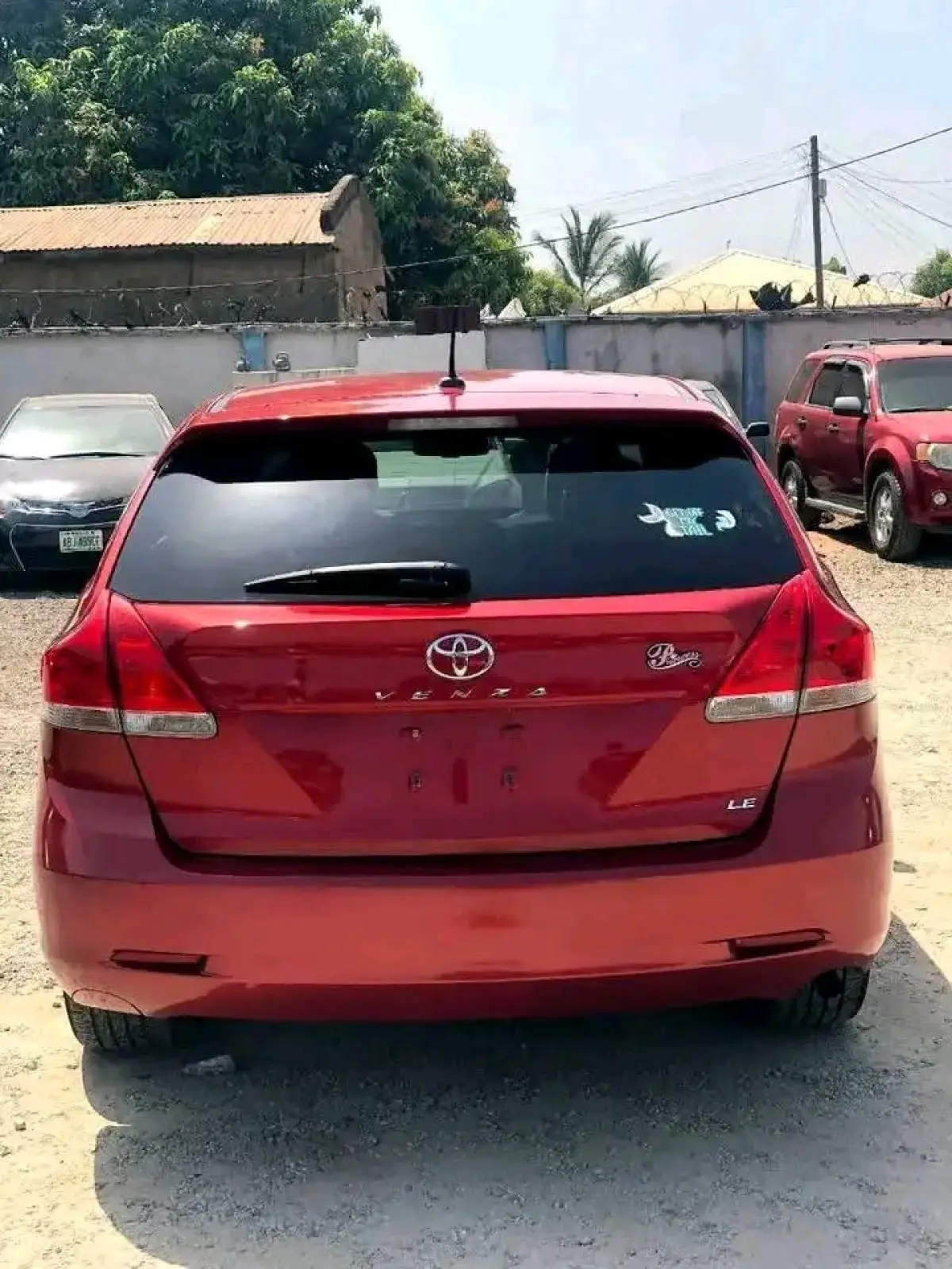 Foreign Used Toyota Venza Red - Image 5