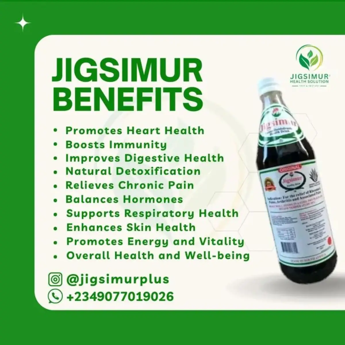 Jigsimur Health Drink - Image 1