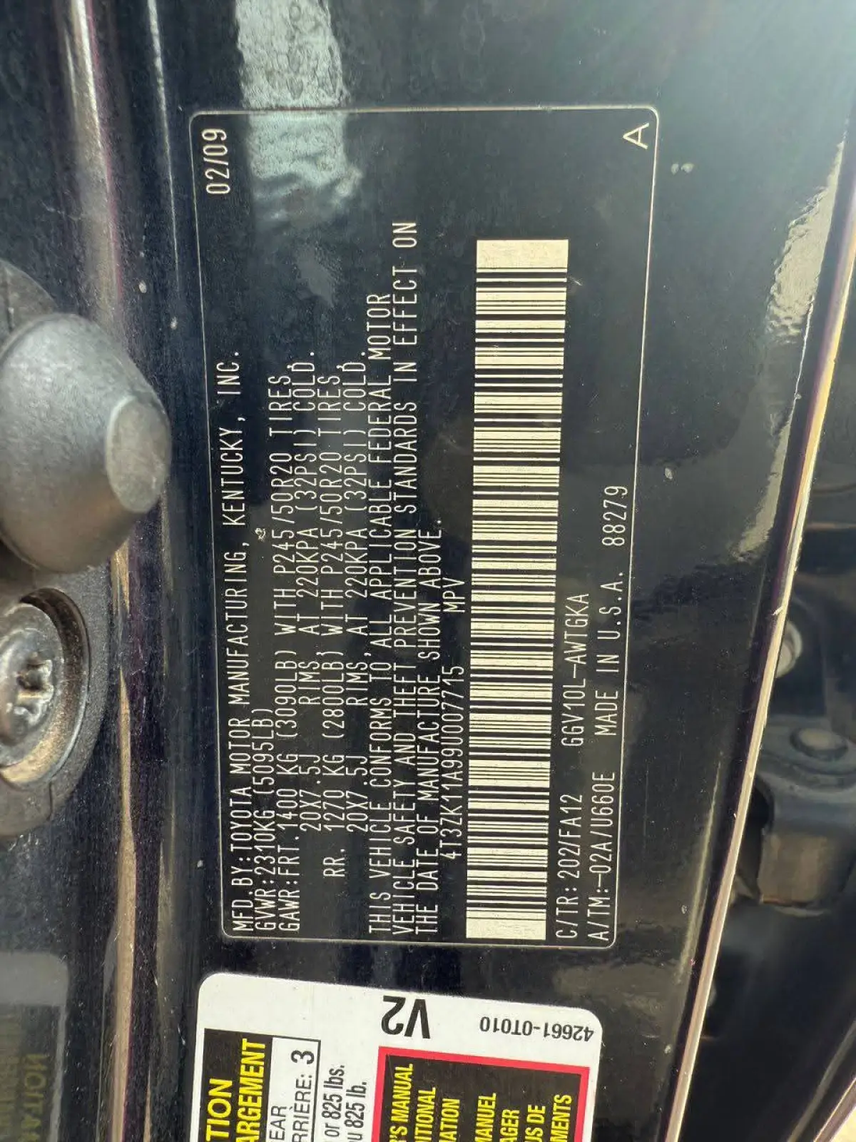 Foreign used Toyota venza full option 2009 - Image 6